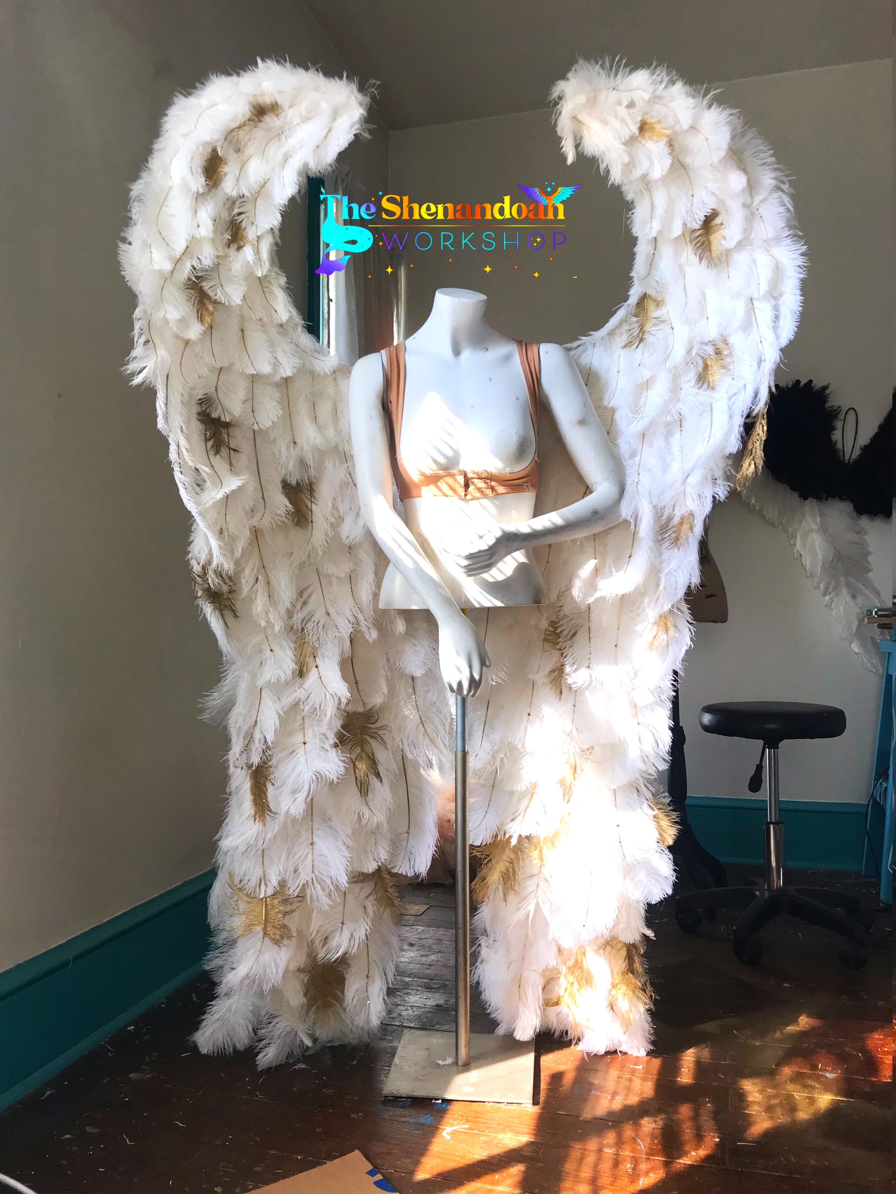 100% Customizable Silicone mermaid tail & Wearable Pageant Angel wings ...